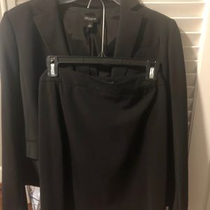 Ann Taylor black suit- skirt and blazer